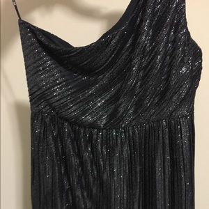 Adorable One Shoulder Black Mini